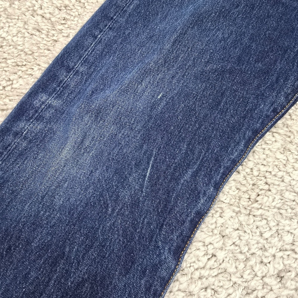 Levi's 501 Jeans Men 35x32 (Fits 32x29) Dark Wash Button Fly Straight Leg Rugged - Picture 4 of 14